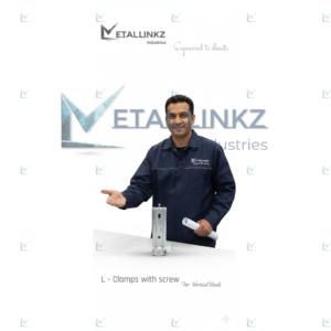 Vertical Blind 4 inch Extension L-clamps  with screw