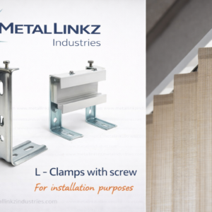 Vertical Blind 4 inch Extension L-clamps  with screw